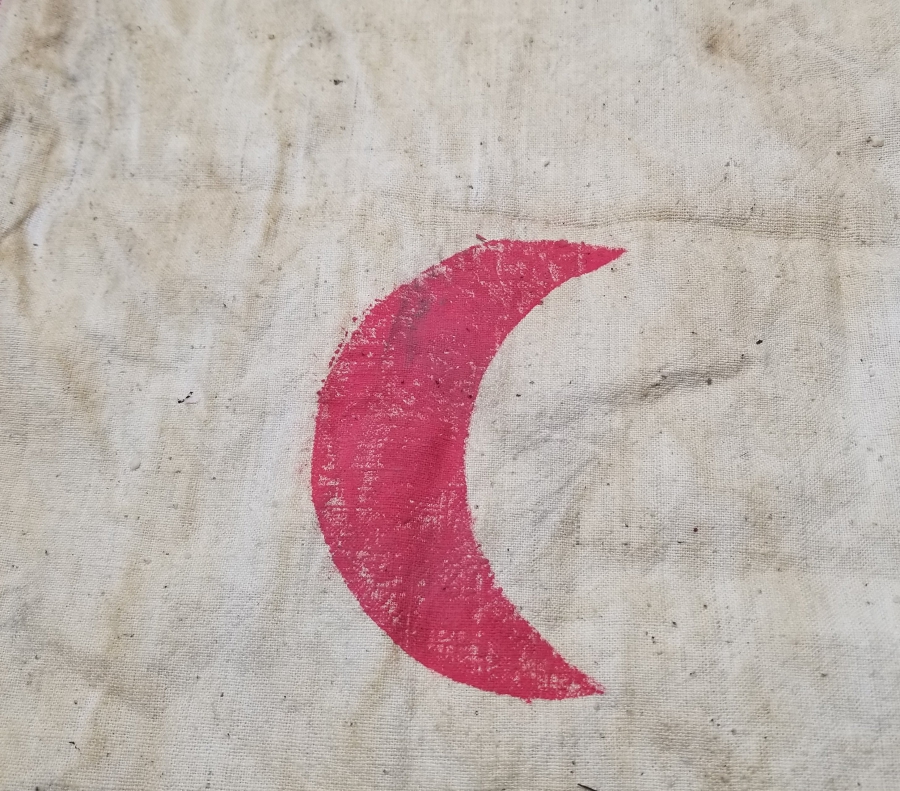 OSMANLI DÖNEMİ NADİR HİLAL-İ AHMER ERZAK ÇUVALI