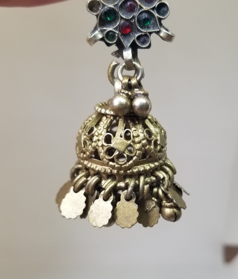 ÜZERİ ALTIN VERMEYLİ TÜRKMEN İŞİ KOLYE UCU