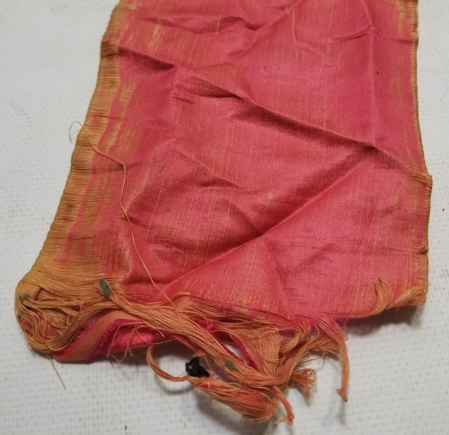 ÜZERİNDE OSMANLICA İZMİR YAZILI OSMANLI DÖNEMİ İPEK KESE