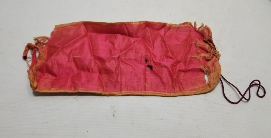 ÜZERİNDE OSMANLICA İZMİR YAZILI OSMANLI DÖNEMİ İPEK KESE