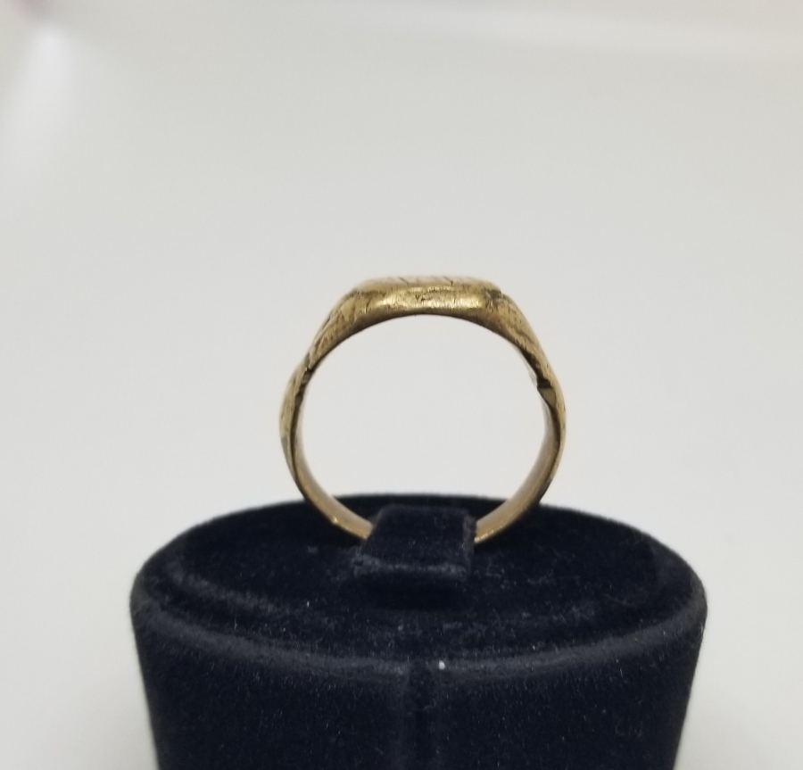 ÜZERİ NAZAR AYETLİ OSMANLI DÖNEMİ EL KAZIMA NADİR TILSIMLI YÜZÜK