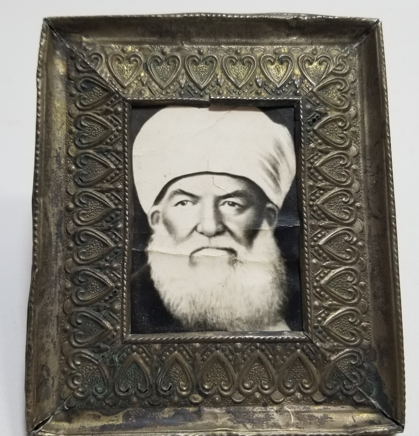 GÜMÜŞ ÇERÇEVESİNDE AHMED HÜSAMEDDİN RUKKALİ EFENDİ'YE AİT ORİJİNAL BİLİNEN TEK FOTOĞRAFI