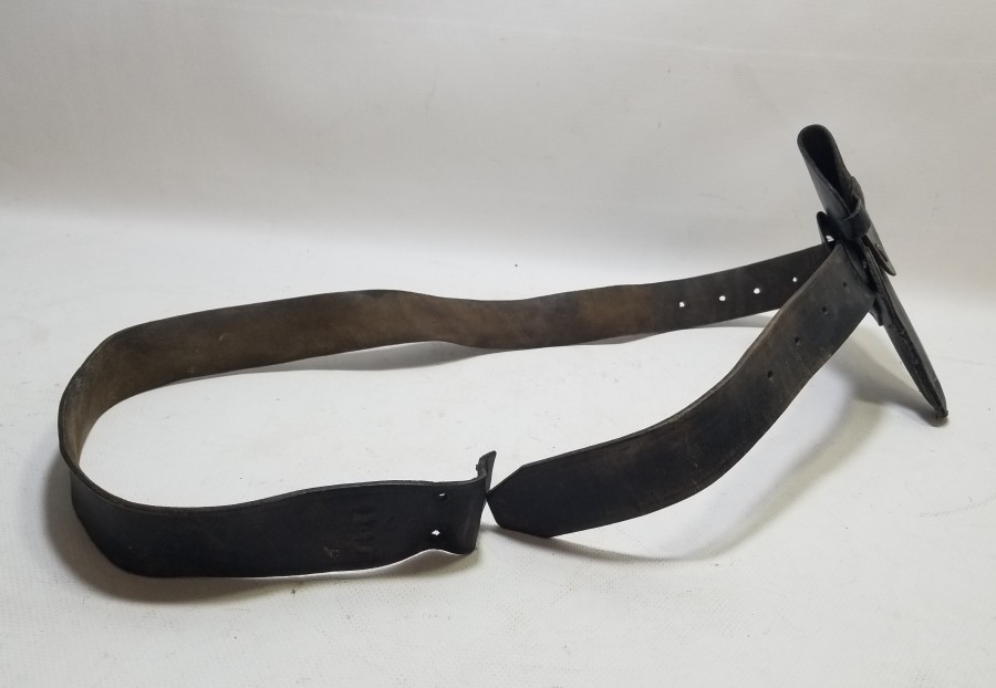 ÜZERİ OSMANLICA YAZILI ÇOK NADİR OSMANLI SUBAY TABANCA KILIFI VE KEMERİ