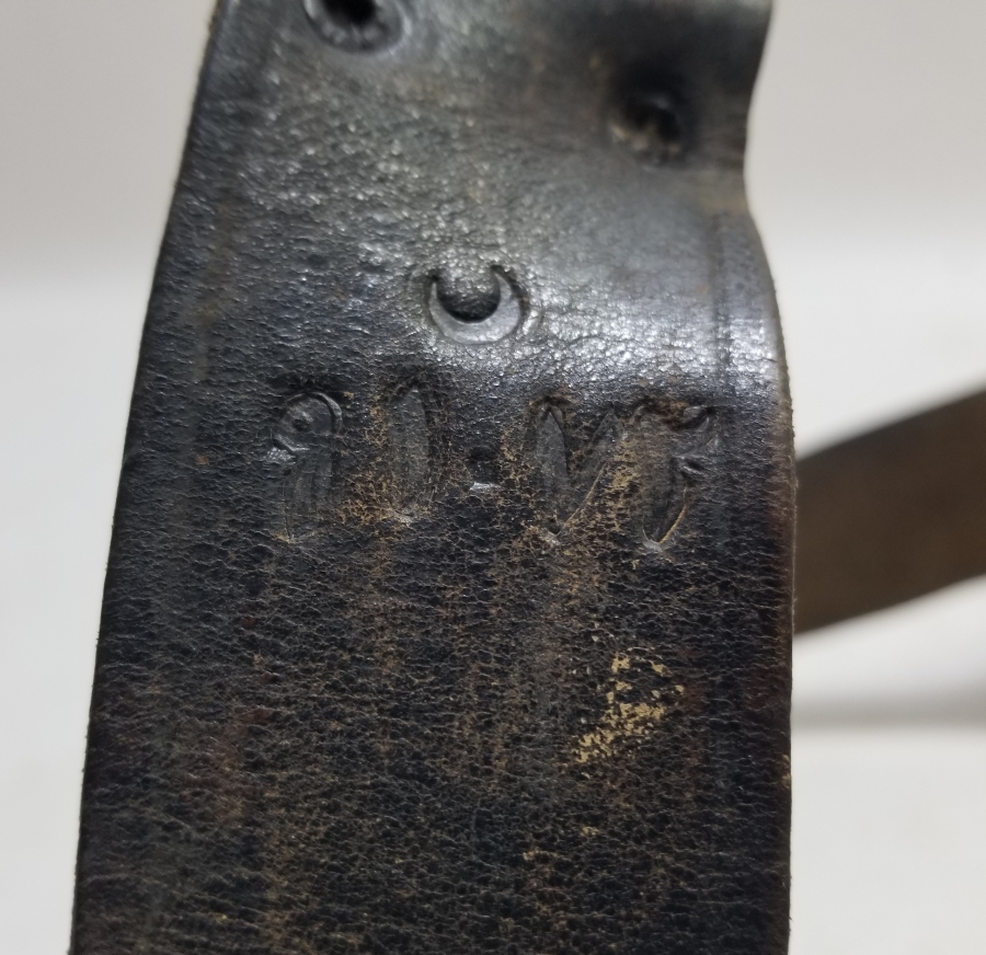 ÜZERİ OSMANLICA YAZILI ÇOK NADİR OSMANLI SUBAY TABANCA KILIFI VE KEMERİ