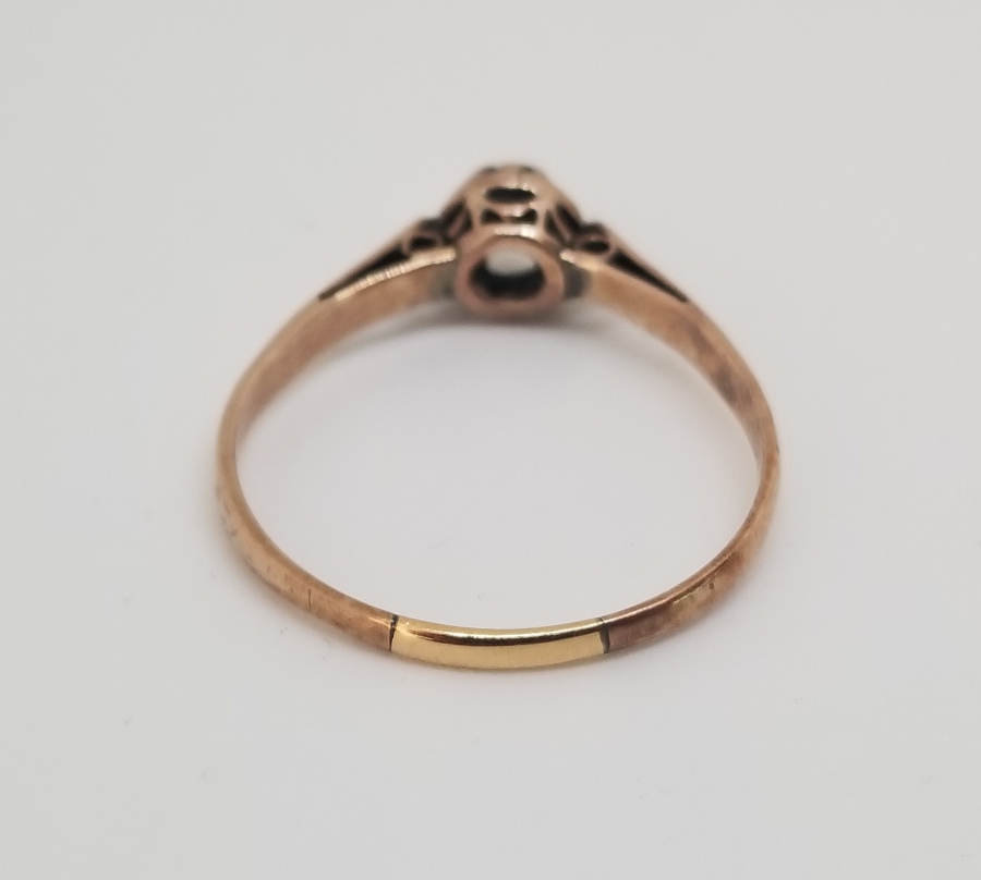 ELMAS TAŞLI OSMANLI DÖNEMİ TEKTAŞ YÜZÜK