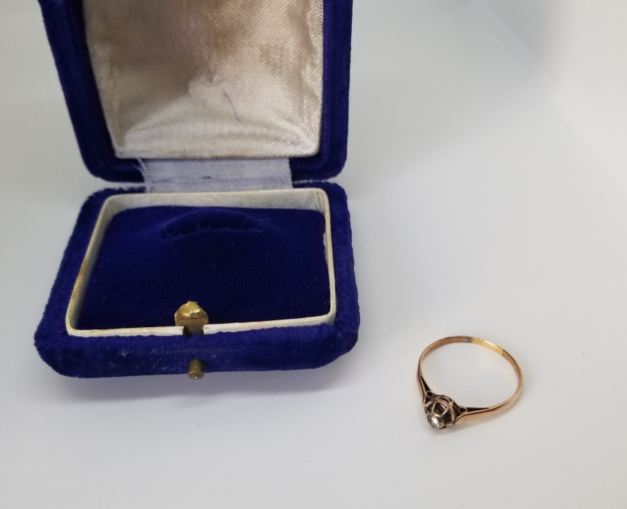 ELMAS TAŞLI OSMANLI DÖNEMİ TEKTAŞ YÜZÜK