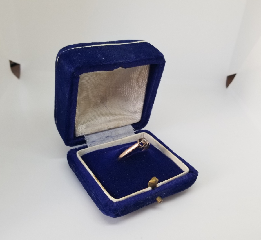 ELMAS TAŞLI OSMANLI DÖNEMİ TEKTAŞ YÜZÜK