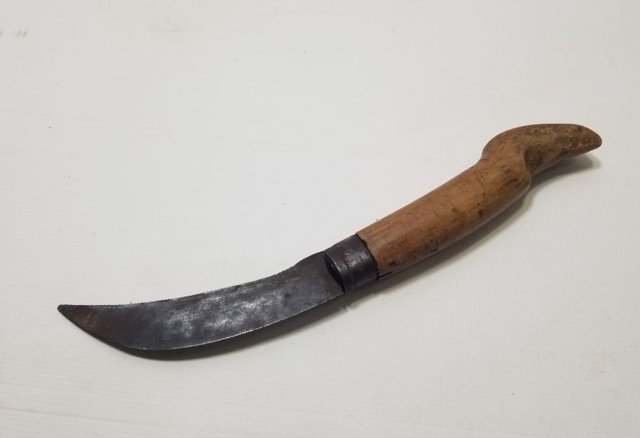 OSMANLI DÖNEMİ ÜZERİ OSMANLICA YAZILI BAĞ BIÇAĞI