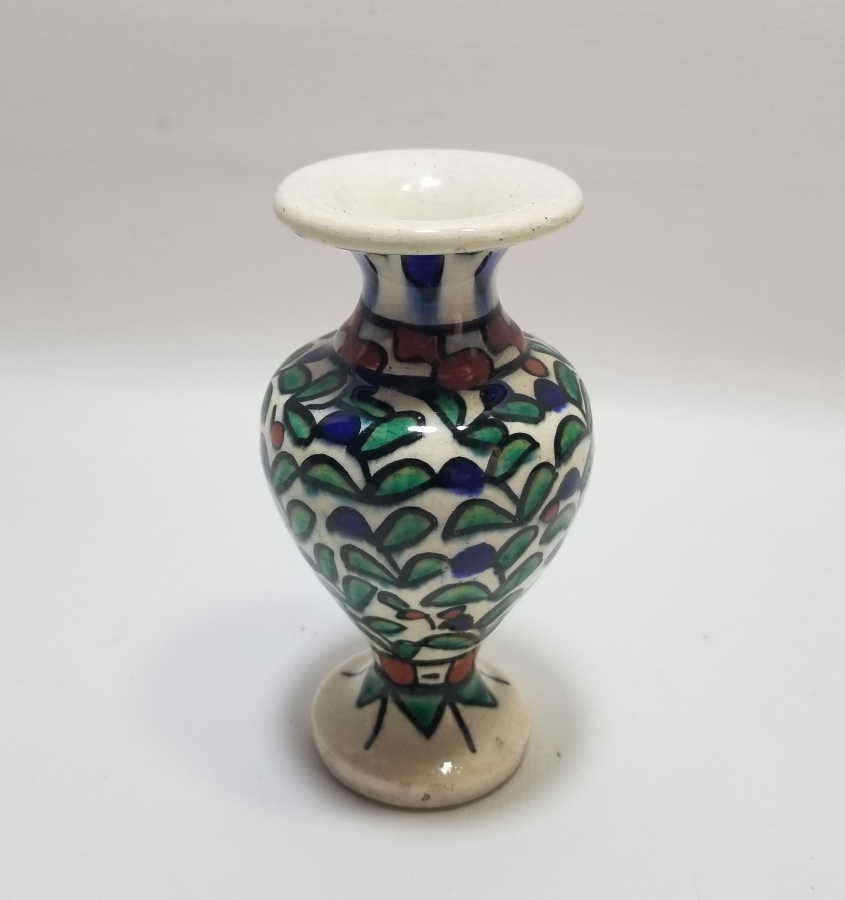 EL BOYAMA ANTİKA KÜTAHYA VAZO