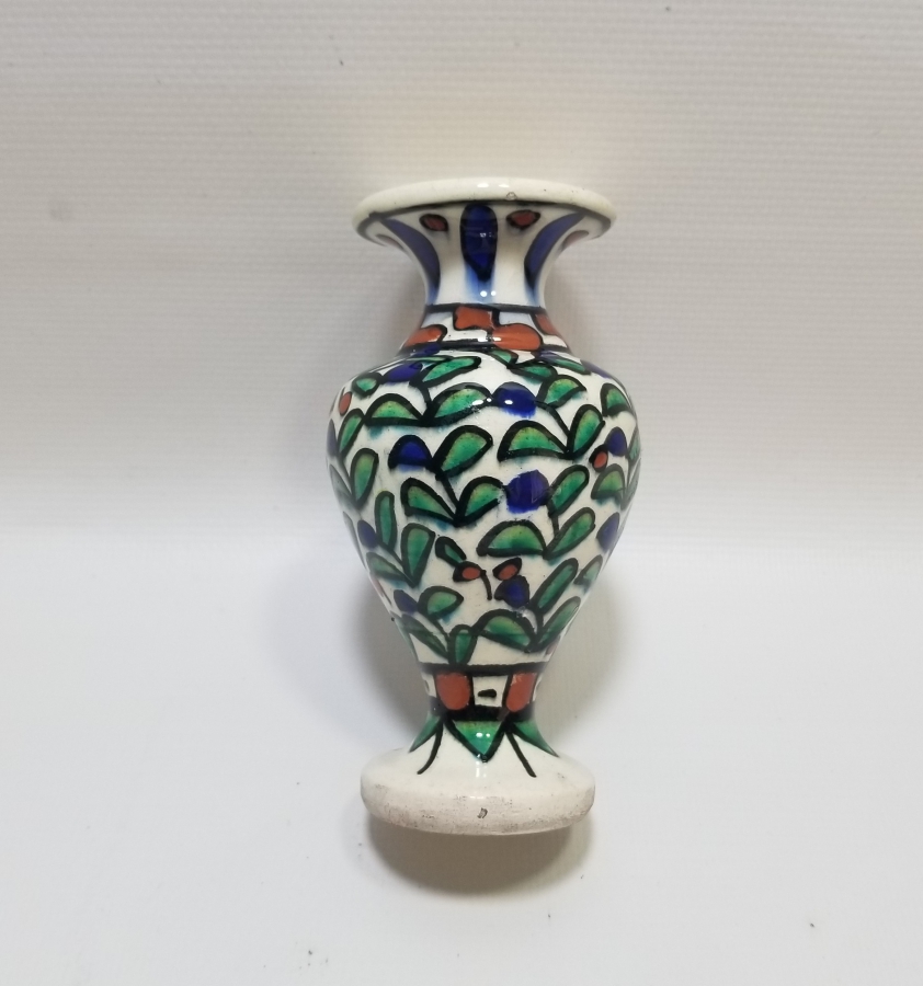 EL BOYAMA ANTİKA KÜTAHYA VAZO