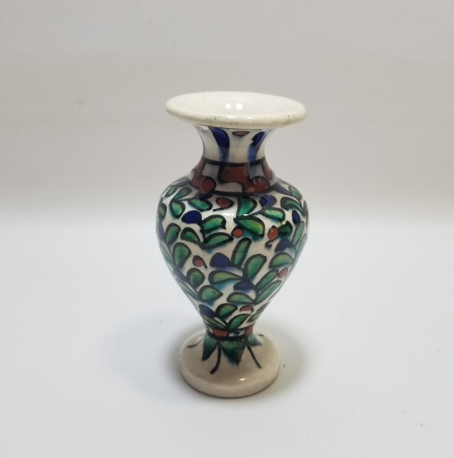 EL BOYAMA ANTİKA KÜTAHYA VAZO