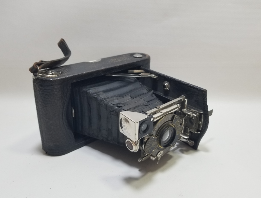 OSMANLI DÖNEMİ BÜYÜK BOY KODAK KÖRÜKLÜ FOTOĞRAF MAKİNESİ