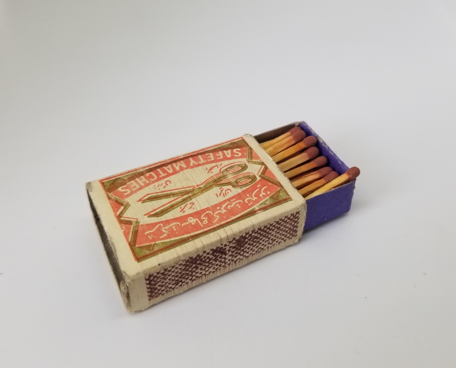 İÇİ DOLU OSMANLI DÖNEMİ NADİR KİBRİT