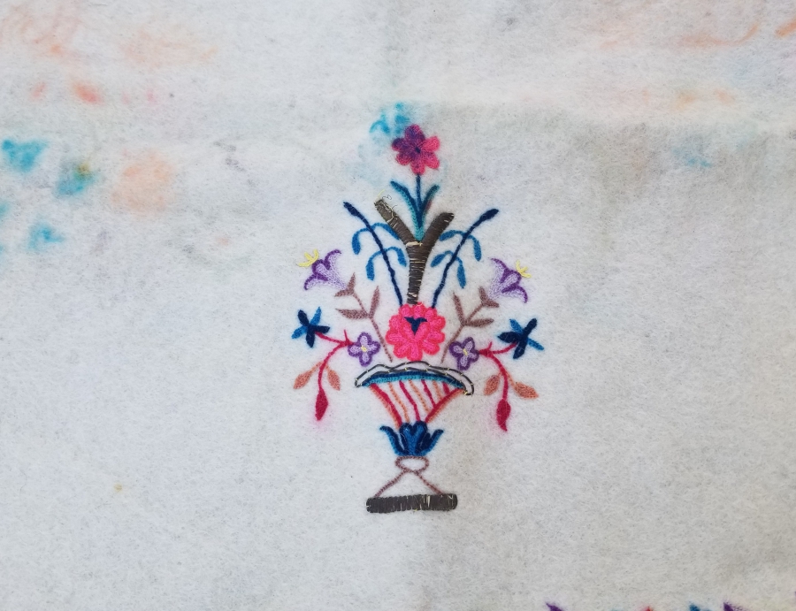 OSMANLI DÖNEMİ TEKKE İŞİ KEÇE SECCADE