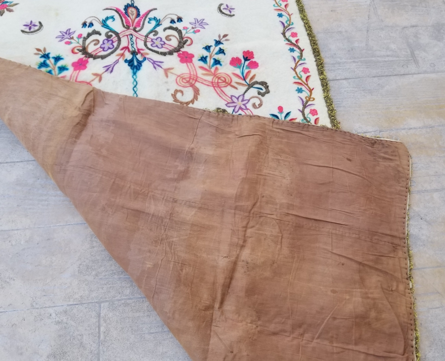 OSMANLI DÖNEMİ TEKKE İŞİ KEÇE SECCADE