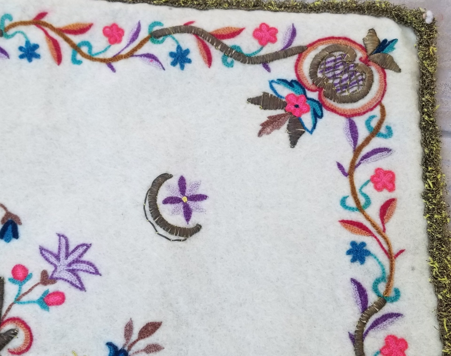 OSMANLI DÖNEMİ TEKKE İŞİ KEÇE SECCADE