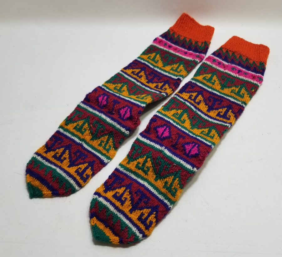 OSMANLI DÖNEMİ EL ÖRME YÖRÜK İŞİ ÇORAP