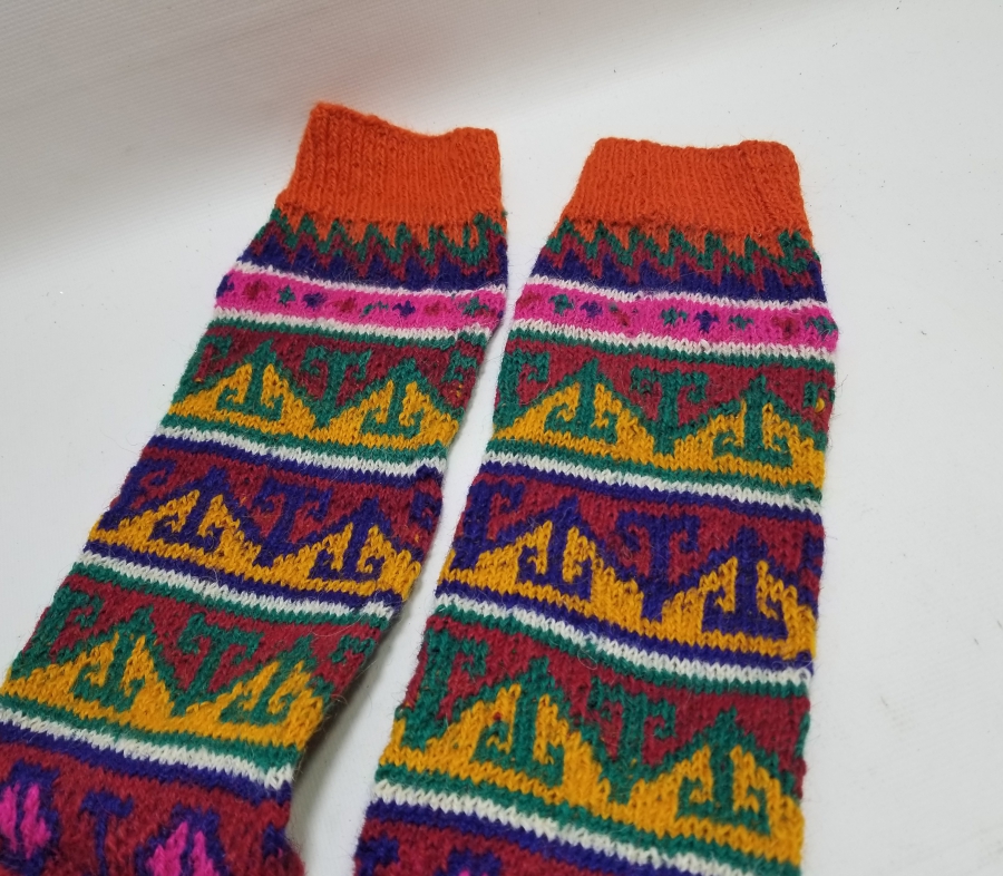 OSMANLI DÖNEMİ EL ÖRME YÖRÜK İŞİ ÇORAP