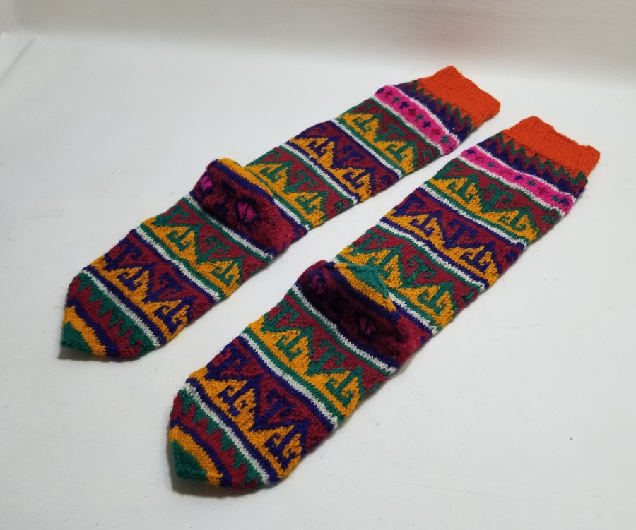 OSMANLI DÖNEMİ EL ÖRME YÖRÜK İŞİ ÇORAP