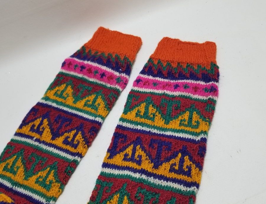 OSMANLI DÖNEMİ EL ÖRME YÖRÜK İŞİ ÇORAP