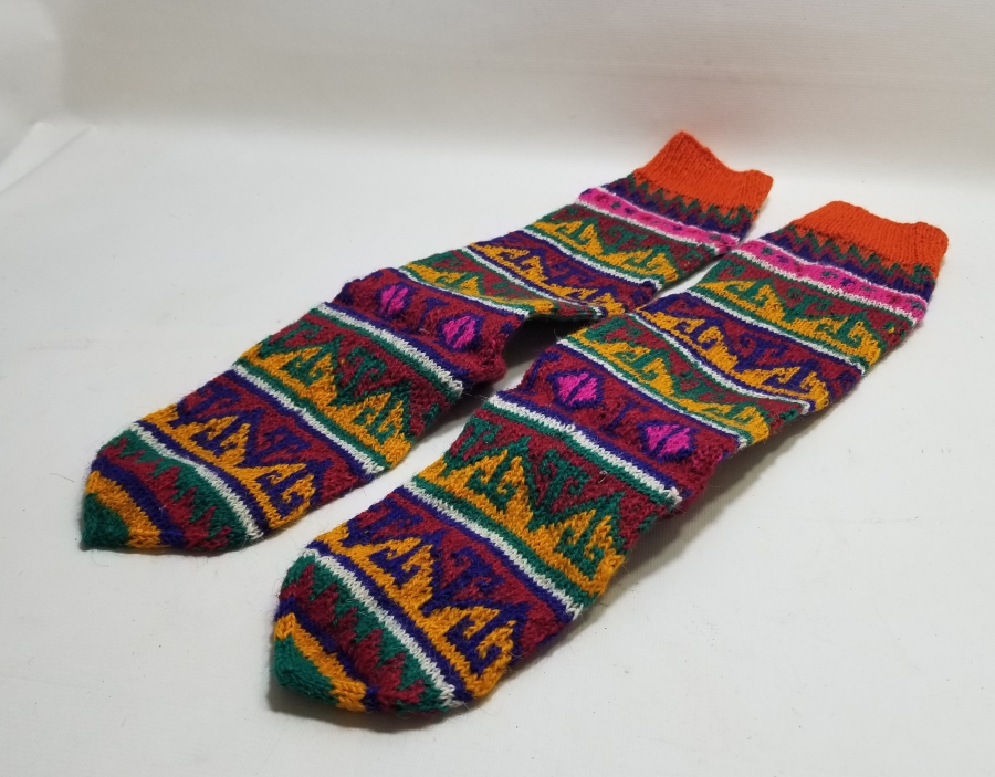 OSMANLI DÖNEMİ EL ÖRME YÖRÜK İŞİ ÇORAP