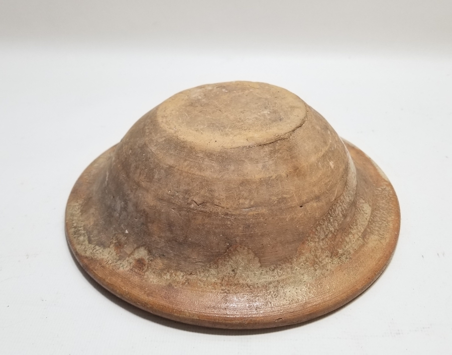 AKITMA İŞÇİLİKLİ VE USTASININ ADI YAZILI NADİR KINIK KASE