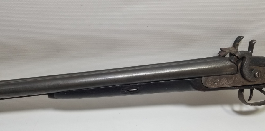 ÜZERİ AV SAHNELİ OSMANLI DÖNEMİ ÇİFTE DOLMA TÜFEK