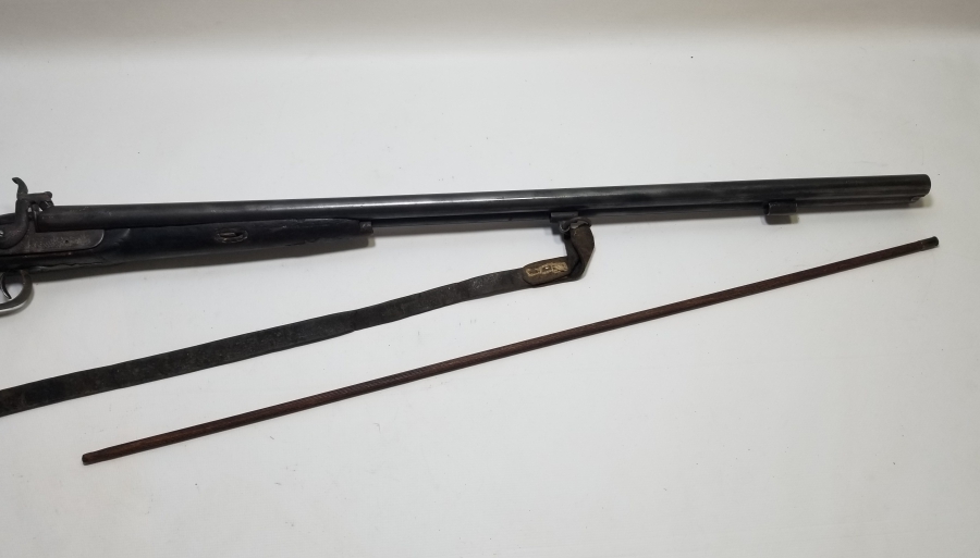 ÜZERİ AV SAHNELİ OSMANLI DÖNEMİ ÇİFTE DOLMA TÜFEK