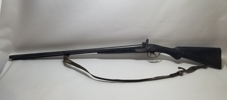 ÜZERİ AV SAHNELİ OSMANLI DÖNEMİ ÇİFTE DOLMA TÜFEK