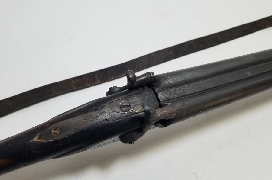 ÜZERİ AV SAHNELİ OSMANLI DÖNEMİ ÇİFTE DOLMA TÜFEK