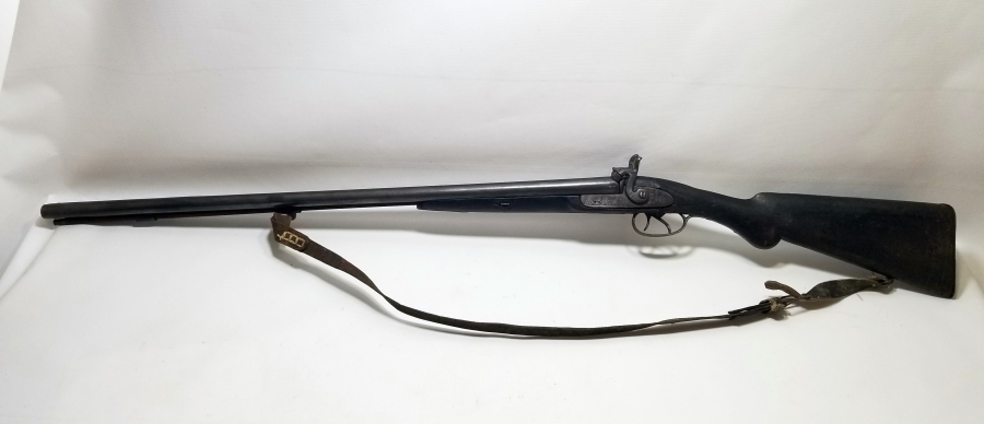 ÜZERİ AV SAHNELİ OSMANLI DÖNEMİ ÇİFTE DOLMA TÜFEK