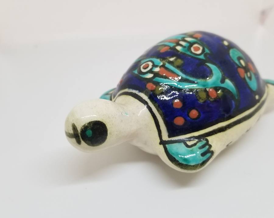 SITKI USTA İMZALI NADİR KAPLUMBAĞA FİGÜRÜ SERAMİK BİBLO