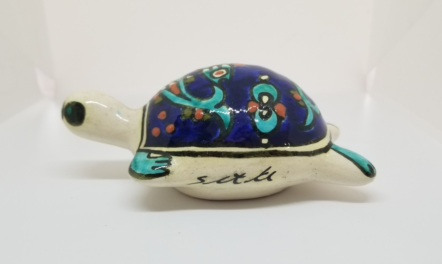 SITKI USTA İMZALI NADİR KAPLUMBAĞA FİGÜRÜ SERAMİK BİBLO