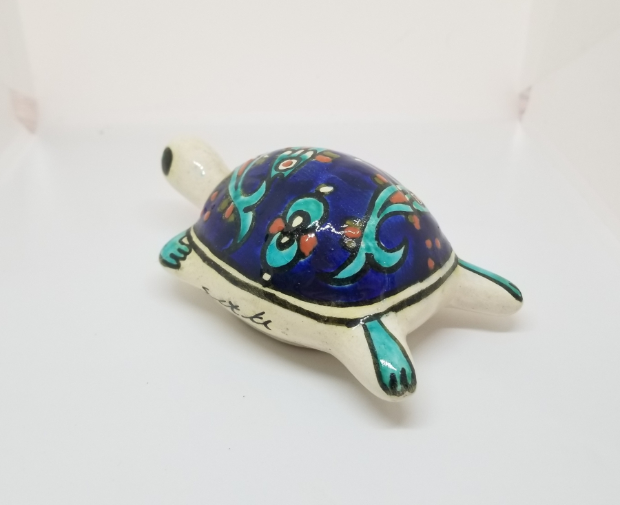 SITKI USTA İMZALI NADİR KAPLUMBAĞA FİGÜRÜ SERAMİK BİBLO