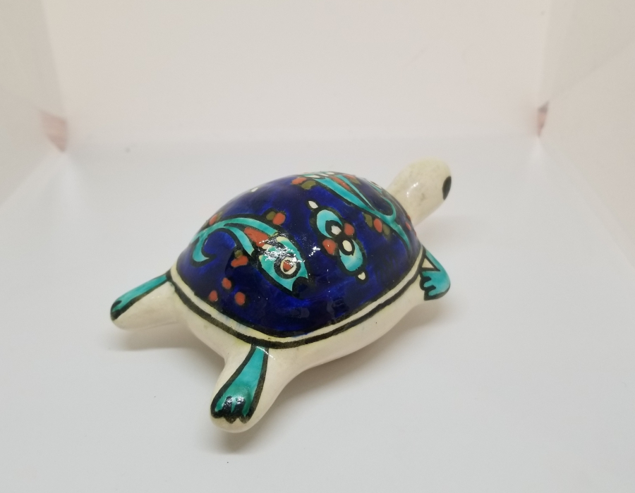 SITKI USTA İMZALI NADİR KAPLUMBAĞA FİGÜRÜ SERAMİK BİBLO