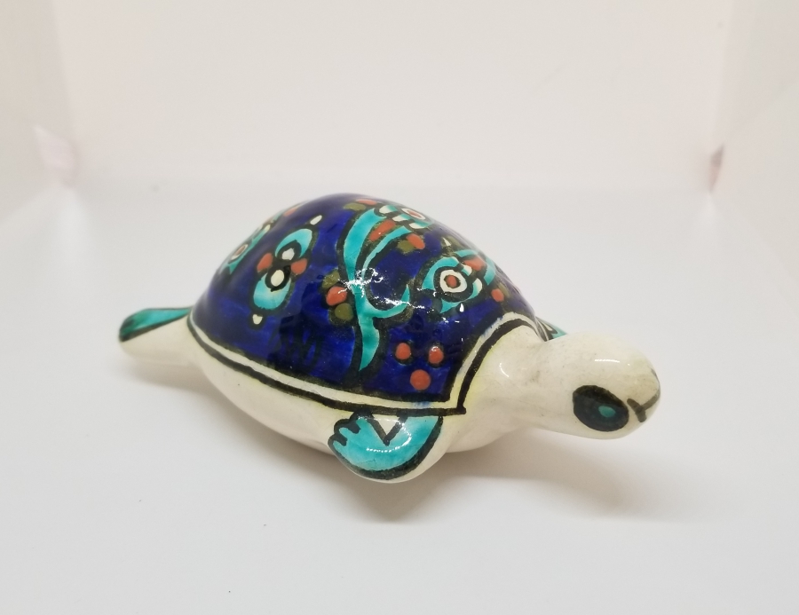 SITKI USTA İMZALI NADİR KAPLUMBAĞA FİGÜRÜ SERAMİK BİBLO