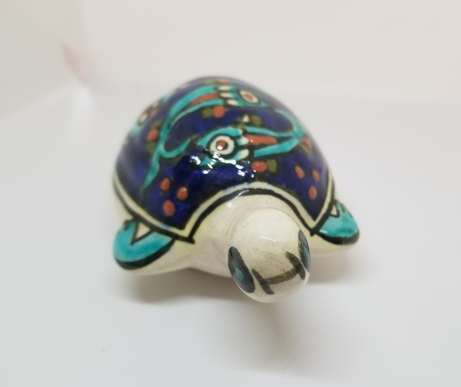 SITKI USTA İMZALI NADİR KAPLUMBAĞA FİGÜRÜ SERAMİK BİBLO