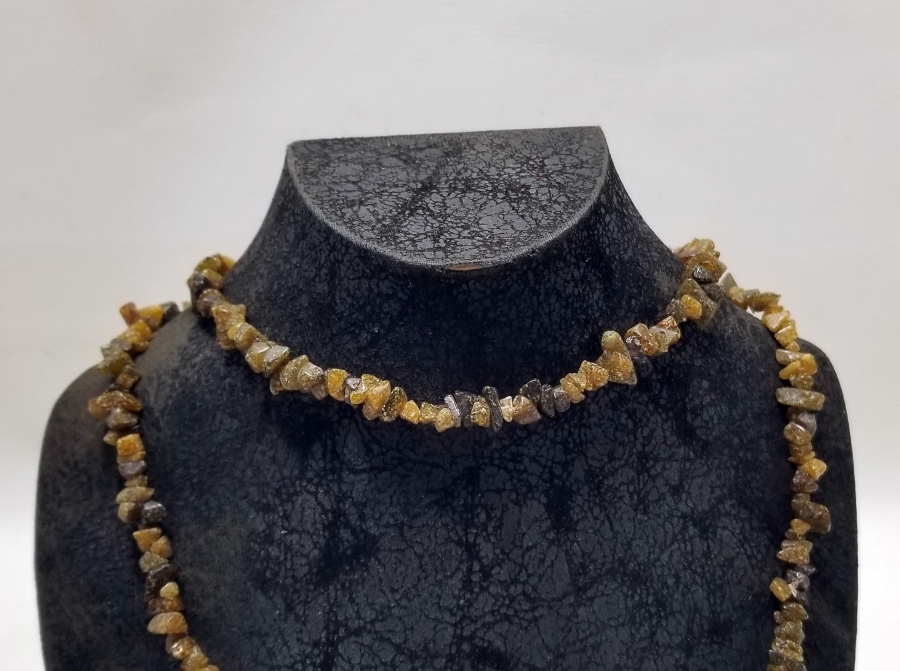 ANTİKA DAMLA KEHRİBAR GERDANLIK