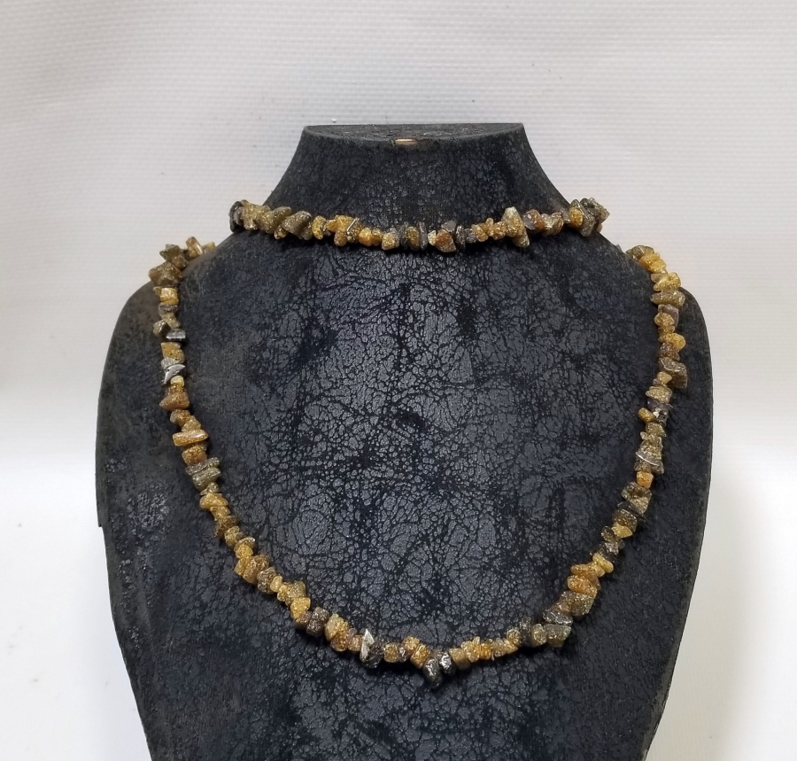 ANTİKA DAMLA KEHRİBAR GERDANLIK