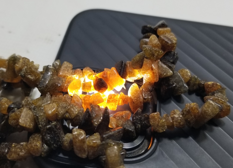 ANTİKA DAMLA KEHRİBAR GERDANLIK