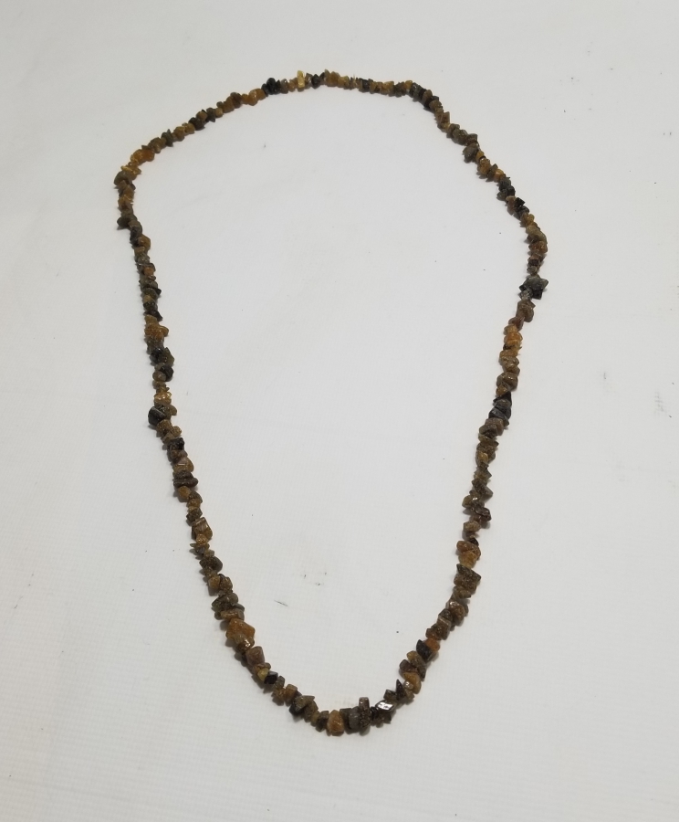 ANTİKA DAMLA KEHRİBAR GERDANLIK