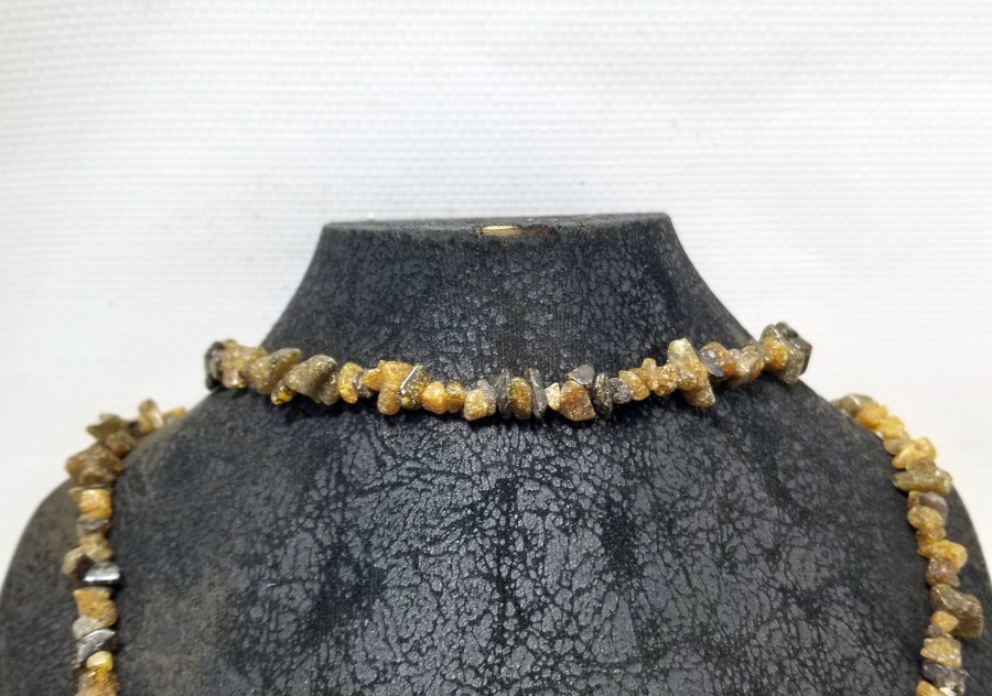 ANTİKA DAMLA KEHRİBAR GERDANLIK