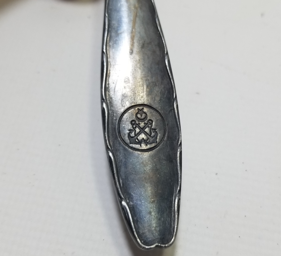 ŞİRKET-İ HAYRİYE DAMGALI OSMANLI DÖNEMİ SERVİS ÇATALI