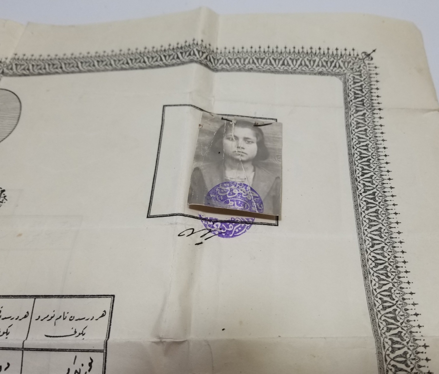 CUMHURİYET BAŞLARI OSMANLICA YAZILI ORTAOKUL DİPLOMASI