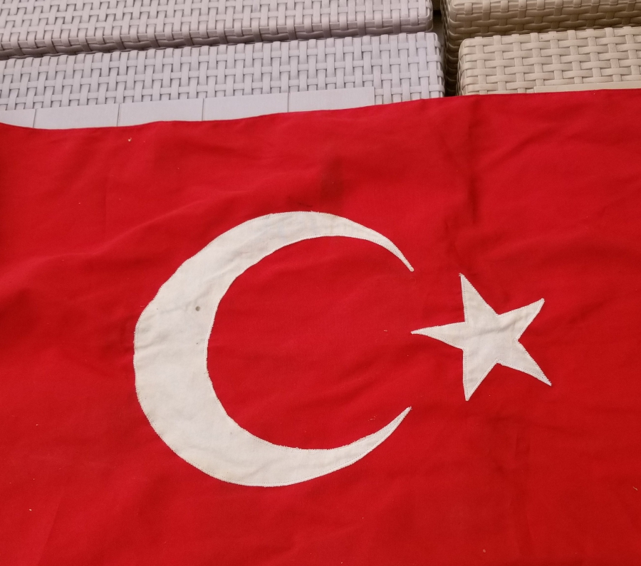 ANTİKA ASKERİ BAYRAK - FLAMA