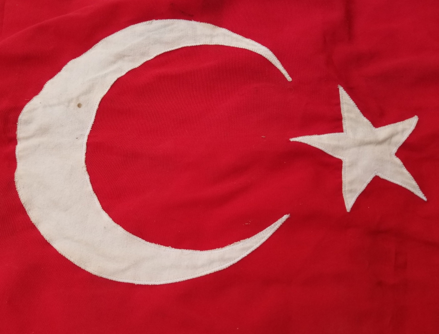 ANTİKA ASKERİ BAYRAK - FLAMA