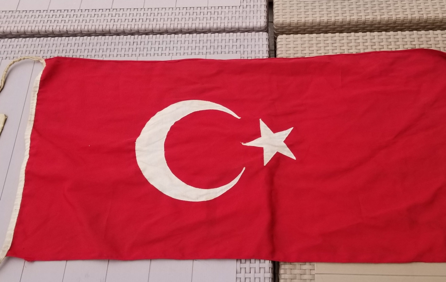 ANTİKA ASKERİ BAYRAK - FLAMA