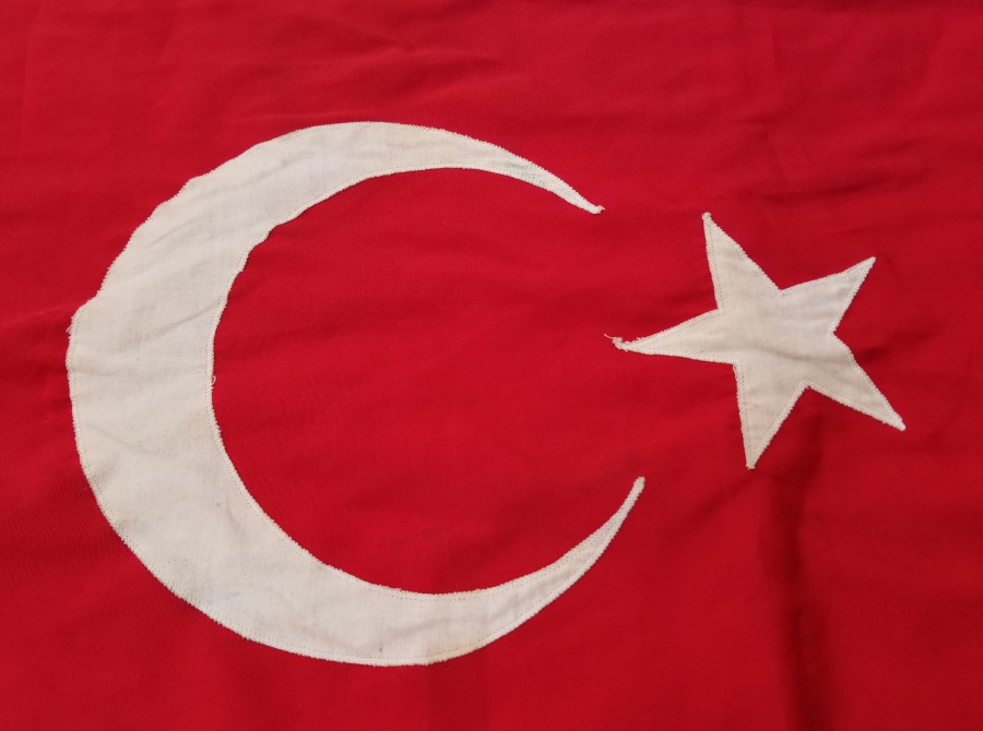 ANTİKA ASKERİ BAYRAK - FLAMA