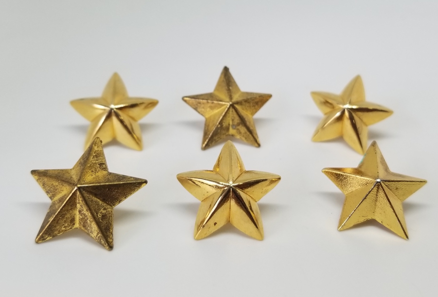 ÜZERLERİ ALTIN VERMEYLİ PAŞA APOLET YILDIZLARI LOTU