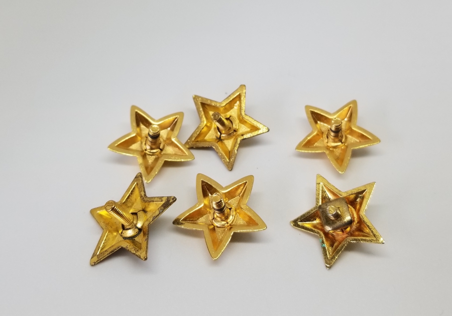 ÜZERLERİ ALTIN VERMEYLİ PAŞA APOLET YILDIZLARI LOTU